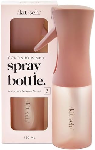 Kitsch Continuous Spray Bottle for Hair – Terracotta, 150ml by Unknown