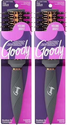 Goody Heat 101 Medium Round Brush (Pack of 2) by Goody