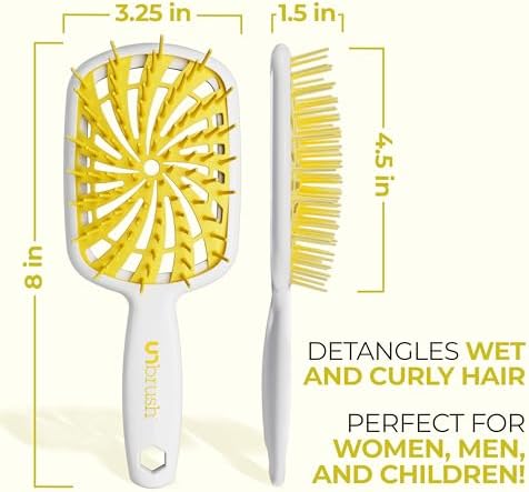 FHI Heat UNbrush Plus Ultra-Light Detangling Brush for Fine & Fragile Hair - Image 6