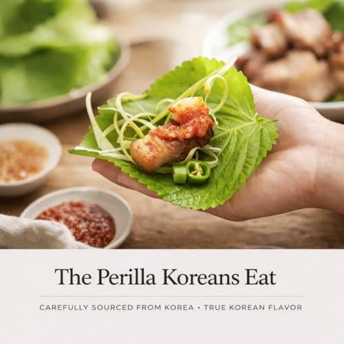 Authentic Korean Perilla Seeds (Kkaennip/Shiso/Sesame Leaf) - Image 3