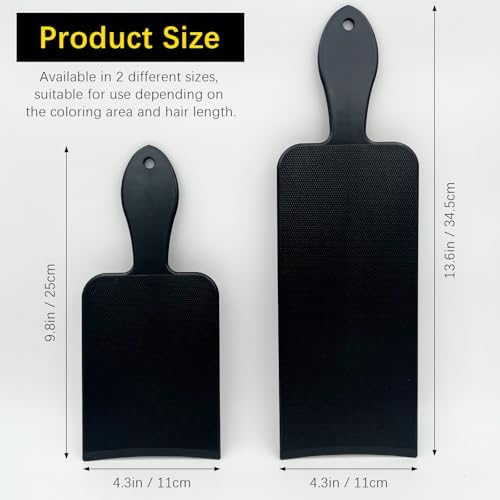 2PCS Balayage Paddle & Highlighting Boards – Long & Short Hair Dye Foil Boards for Coloring, Bleaching & Precision Hair Salon Tools - Image 3