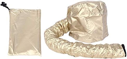 Generic Portable Hair Drying Cap Blow Dryer Bonnet Hat for Faster Hair Drying in Gold Color (Gold) by Unknown