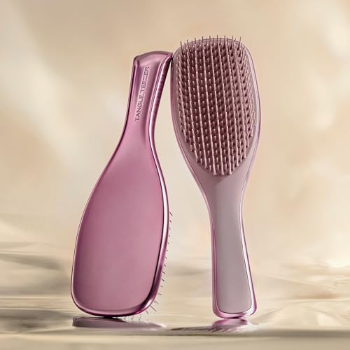 Tangle Teezer Chrome Ultimate Detangler Brush for Wet & Dry Hair, Eliminates Knots & Reduces Breakage for Straight to Curly Hair Types, Mauve (Pack of 3) - Image 2