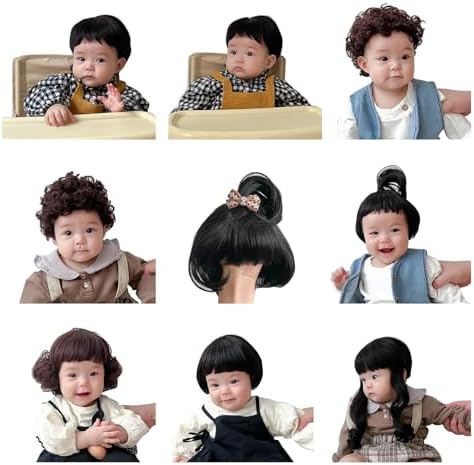 Girls Hair Wig Fashionable Hair Accessory for Girls Cosplay Wig Headdress Synthetic Short/Curly Hairpiece Girl Cosplay Hat - Image 4