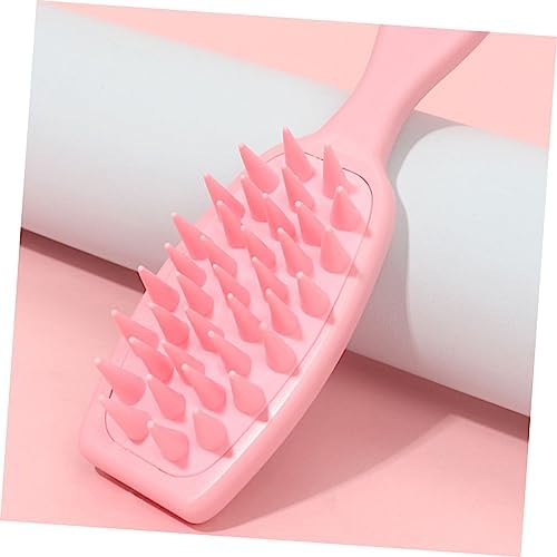 POPETPOP Scalp Massager Shampoo Brush Pink for All Hair Types - Image 4
