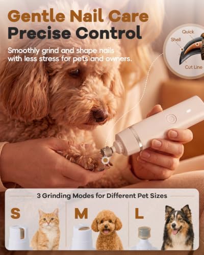 Veeconn 4 in 1 Dog Clippers Grooming Kit with Paw Hair Trimmer for Cat Pet - Image 5