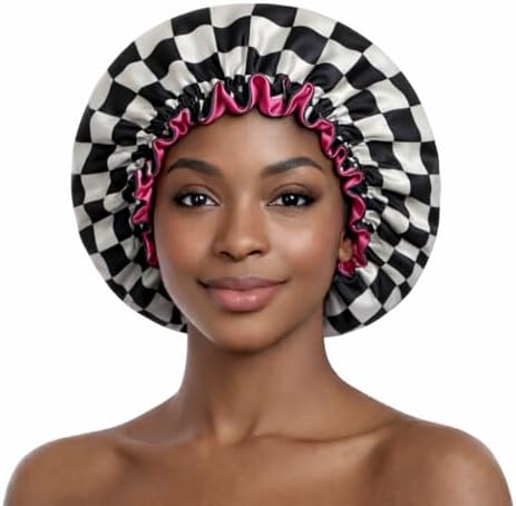 Silk Satin Hair Bonnet for Sleeping Reversible by PrettyRobes