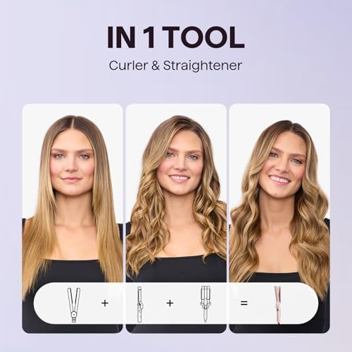 Wavytalk Airflow Styler Whirlwind Curl 2 in 1 Straightener Curler 1.25" - Image 2