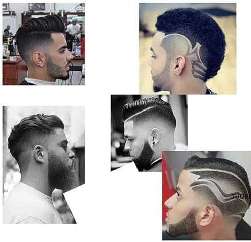 Men's Beard Trimming Kit, Beard Shaper Template with Built-in Comb & Stubble Beard Comb, Beard Lineup Tool for Straight/Curved Beard Line, Beard Grooming Accessories for All Beard Styles - Image 7