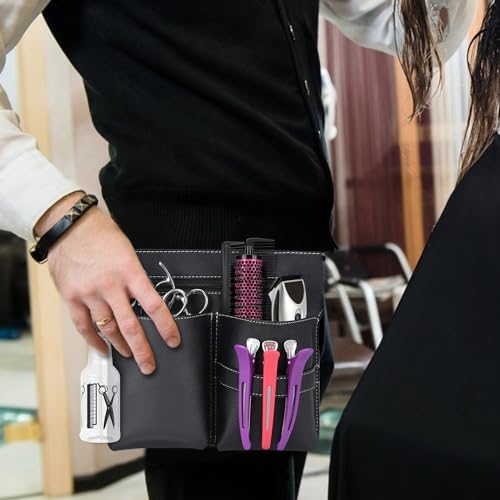 Noverlife Hairdresser Scissor Bag, Barber Waist Pouch for Hair Salon - Image 4