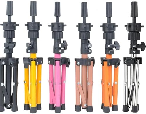 Mannequin Head Tripod Stand, Stand for Wigs Making & Styling and Display - Image 6