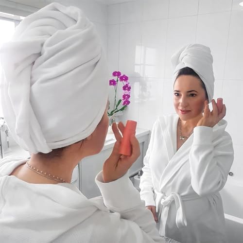 Bondi SPA Microfiber Hair Towel – Dries Hair 50% Faster – Anti-Frizz Towel for All Hair Types – Super Absorbent & Soft - XL (Rectangle) - 42 x 22 inches - Image 2