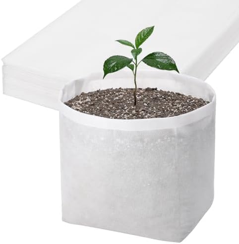 Fabric Grow Bags - 15x18.9 inches Breathable Seed Starter Plant Grow Bags for Seedling Pots, Nursery Pots for Plants, 40pcs by ENPOINT