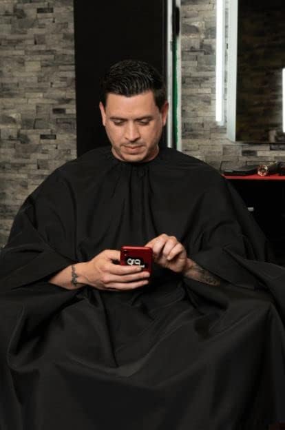 Barber Strong The Barber Cape Haircut Cover for Men, Hair Repelling and Static-Reducing Material, Water Resistant Fabric - Image 2