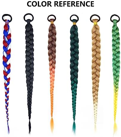 2 Pack Braid Ponytail Extension with Wrap Around Hair Ponytail Extension - Image 5