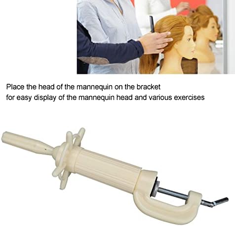 Dioche Wig Head Stand, Manikin Head Stand Holder Clamp Height Adjustable Mannequin Head Clamp Holder for Hairdressing Head Beauty Model Training Head Clamp - Image 3