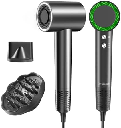 Hair Dryer with Diffuser, 180,000 RPM High Speed Blow Dryer with Diffuser by Unknown