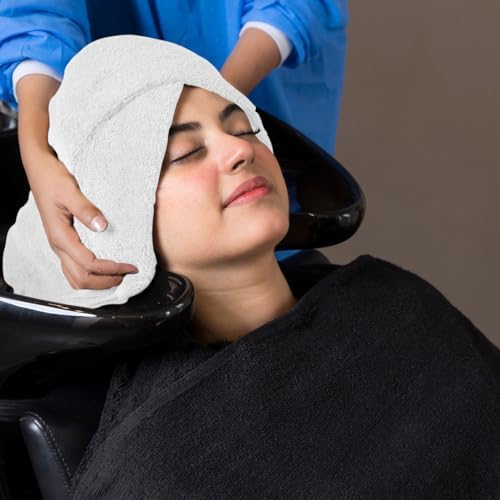 Avalon Towels Salon Towel - Black and White Hand Towels Bulk Pack of 48-100% Cotton Absorbent Spa, Facial & Gym Towel for Working Out - 16x27 Inches (Not Bleach Proof) - Image 4