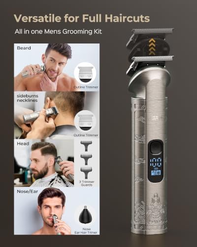 VGRPRO Hair Clippers for Men, Beard Trimmer, Foil Shaver 3-in-1 Clipper Set - Image 3