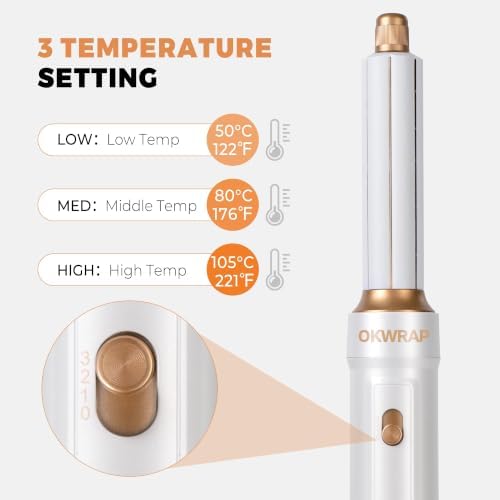 OKWRAP 6 in 1 Blow Dryer Brush and Auto Wrap Hair Styler - Image 6