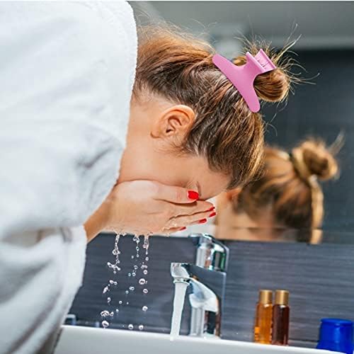 Ondder 12 Pack PInk Butterfly Hair Clamps Clips Hair Claw Clips Pro Salon Clip for Styling, Sectioning, Cutting, Coloring Hair Clips Hairdressing Salon Tool Hair Accessories for Women Girls - Image 5
