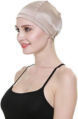 Wig Cap-100% Mulberry Silk Breathable Soft for Bald Head Available All The Year - Image 3