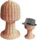 CHADWICK 20.47-Inch Rattan Mannequin Head Stand for Wigs and Hats by CHADWICK