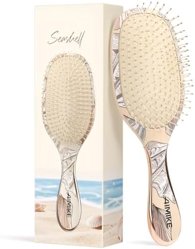AIMIKE Paddle Hairbrush for Women & Kids Fine Hair, Wet & Dry by AIMIKE