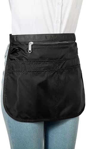 Barber Apron with 5 Pockets, Waterproof and Bleach-proof Hair Stylist Apron for Men and Women - Image 4