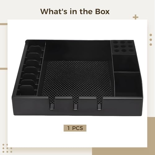 Hair Clipper Organizer Case, Multifunctional Barber Tray for Salon, Ideal for Storing Clippers, Scissors, Combs, and Other Tools, Non-Slip ABS Plastic Design - Image 5