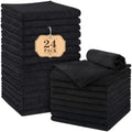 Orighty 24-Pack Black Hand Towels, 16x29 inch Microfiber Gym Towels by AllRightinOrighty