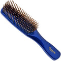 Giorgio Gentle Blue Full Size Hair Brush – 7.75 Inch, Men, Women & Kids, Detangler for Fine, Thick & Curly Hair, Scalp Massager, Travel Hair Brush, All Hair Types by GiorgioHairBrushesCombs