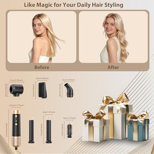 Sendowtek Multi Hot Air Styler Brush Set for Women Hair Styling 6 in 1 - Image 7