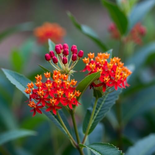 2 Red Milkweed Live Plants, Asclepias Tuberosa, 4-6 Inch Tall - Image 5