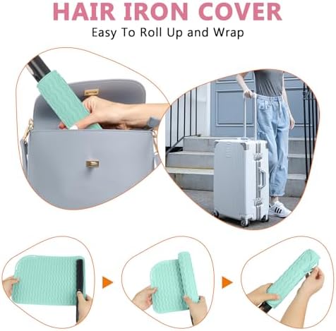 Larger Size Silicone Heat Resistant Mat for Hair Tools(12" x 9") - Image 6