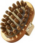 Wooden Meridian Massage Brush - Cepillo de Masaje & Wooden Hair Comb for Gentle Lymphatic Drainage, Oil-Safe Natural Wood Body & Scalp Brush with Cushioned Teeth, Self-Care Gift for Women by HomeyVenture