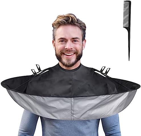 Lictin Hair Cutting Cape Umbrella with 1PCS Comb, Haircut Cape for Adults by Lictin
