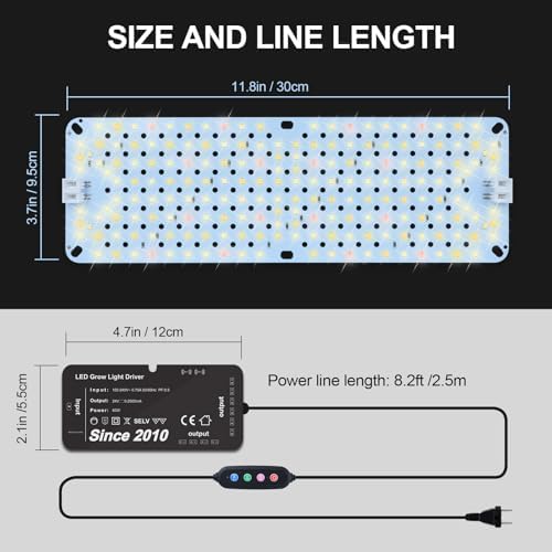 6 Pack Flat Grow Lights for Indoor Plants, Seed Starting, Veg - Image 7