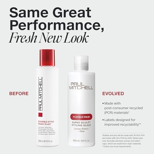 Paul Mitchell Super Sculpt Styling Glaze, Flexible Hold, Lasting Memory + Shine, For All Hair Types - Image 2