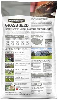 Pennington Contractors Northern Grass Seed Mix, Rapid Grass Seeds for Lawn, 40 lb - Image 3