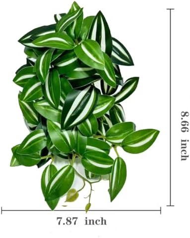 Fake Reptile Plants for Terrarium,Hanging Plant with Suction Cup - Image 2