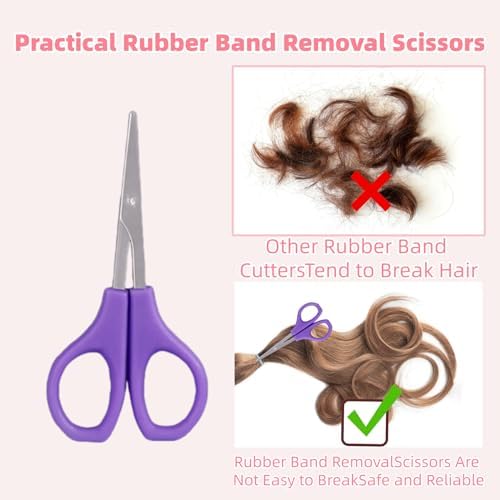 1256 pcs Hair Accessories for Girls Ponytail Holders Toddler Hair Ties with 30 pcs Mini Hair Clips 20 pcs Star Hair Clips - Image 7