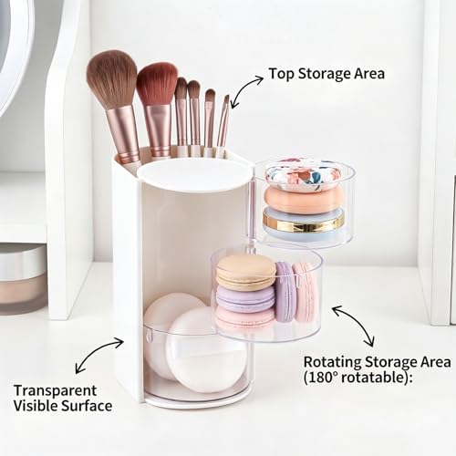 3-Layer Hair Accessories Organizer with Hair Brush Holder - Image 6