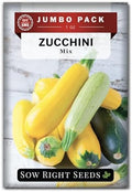 Sow Right Seeds - 225 Mixed Zucchini Seed for Planting Bulk Jumbo Pack by SowRightSeeds