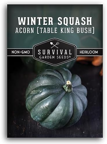 Acorn Squash Seeds for Planting – Survival Garden Seeds (1 Pack) by SurvivalGardenSeeds