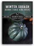 Acorn Squash Seeds for Planting – Survival Garden Seeds (1 Pack) by SurvivalGardenSeeds