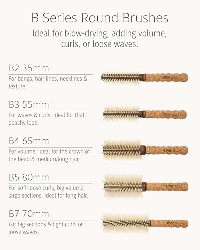 Ibiza Hair - Boar Bristle Round Brush (B3-55mm) - Image 5