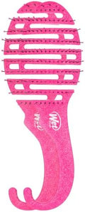 Wet Brush Shower Hair Brush Detangler-Exclusive Ultra-soft IntelliFlex Bristles-Minimizes Pain And Protects Against Split Ends and Breakage-Comb For Women,Men,Wet&Dry Hair-Pink Glitter (Pack of 2) by WetBrush