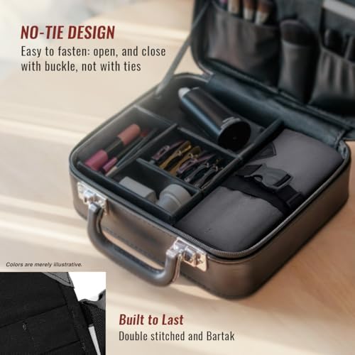 Under NY Sky Salon Scissors Roll Up Holder, for Hair Salon Tools - Black - Image 3