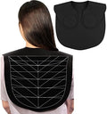 XDONEF Hair Cutting Guide Collar Silicone Waterproof Cutting Cape for Hair Stylist Hair Cutting Mat for Shoulders Hair Cut Mat with Guidelines Weighted Neck Wrap for Salon Home Large by XDONEF